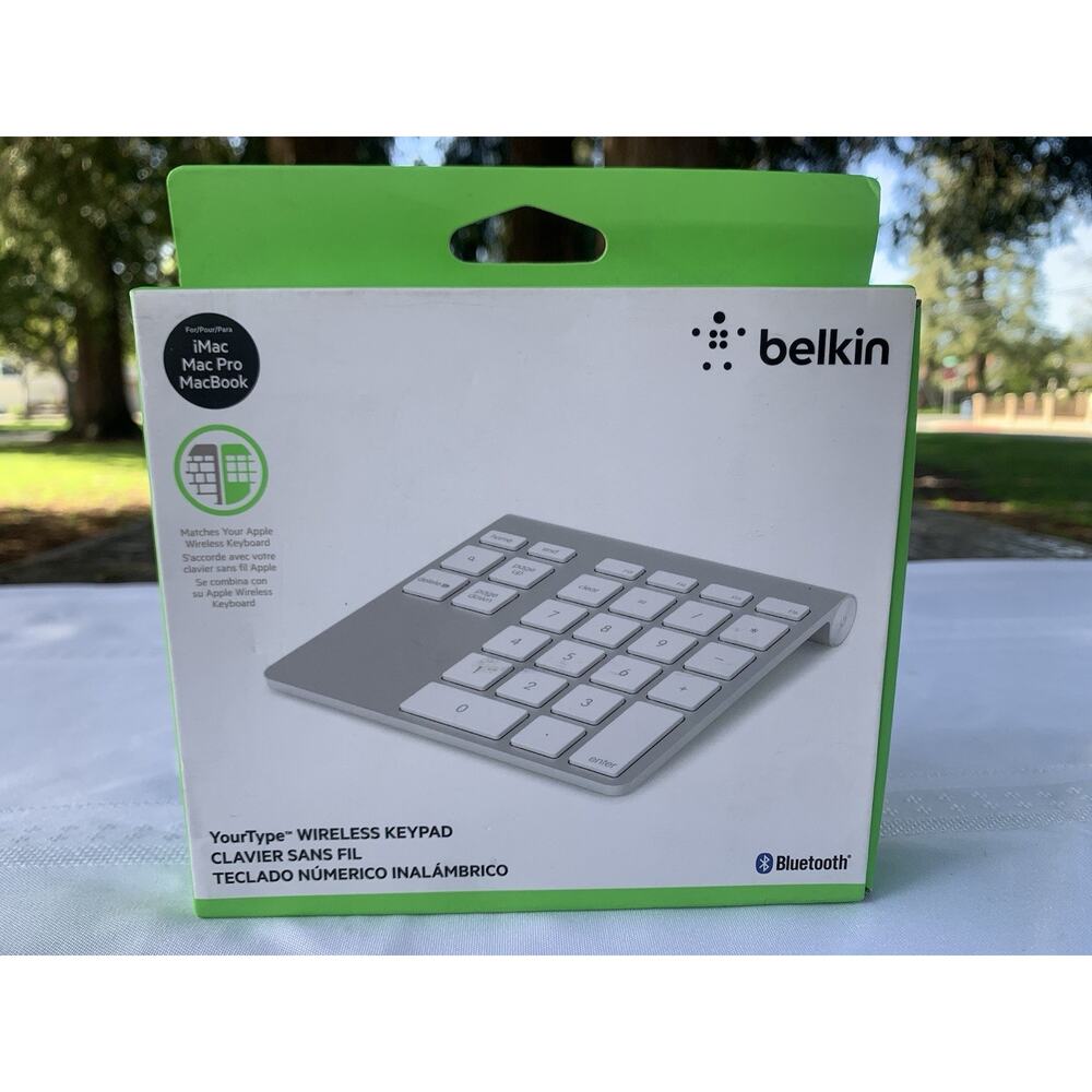 Belkin YourType Wireless Keypad Bluetooth Aluminum: Tested & Works